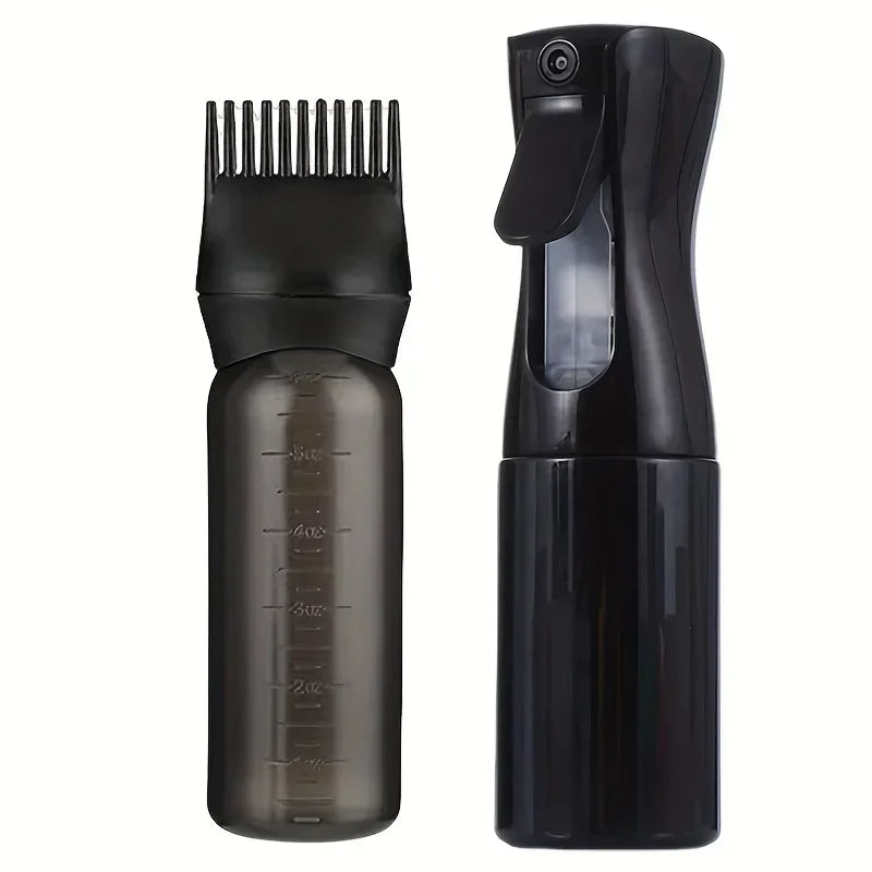 2-Piece Hair Oil & Dye Applicator Bottle Set