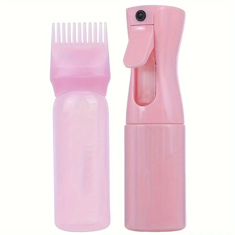 2-Piece Hair Oil & Dye Applicator Bottle Set
