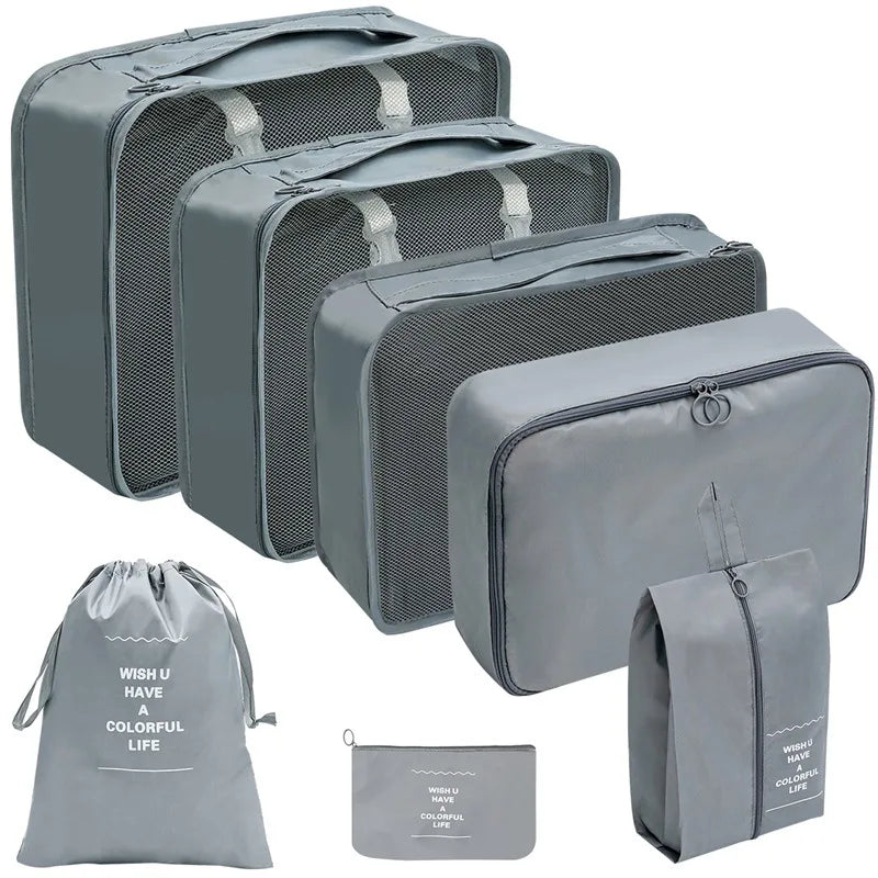 10-Piece Travel Packing Cube Organizer Set