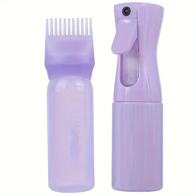 2-Piece Hair Oil & Dye Applicator Bottle Set